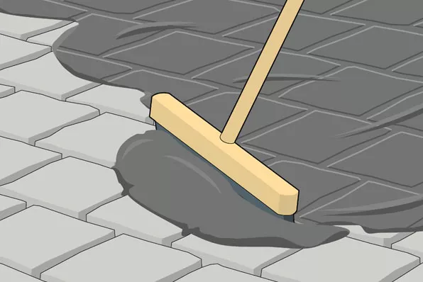 Artikel Terrassenbeläge richtig verlegen Anleitung für Betonpflaster: wasserundurchlässig verfugen